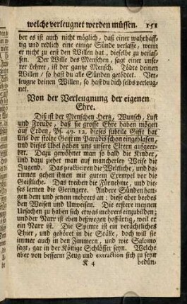 151-196, Von der Verleugnung der eigenen Ehre.