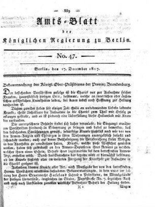 No. 47, 17. December 1817