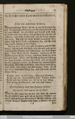 III. Beicht- und Communion-Gebete.