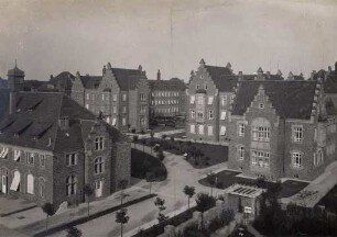 Städtisches Klinikum. Krankenhausareal