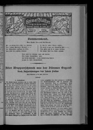 Heimat-Blätter. 1925-1938