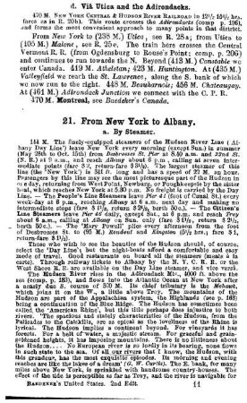 From New York to Albany