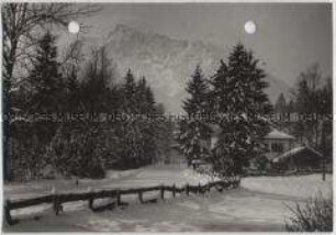 Winterlandschaft, Alpen, Hochkalter