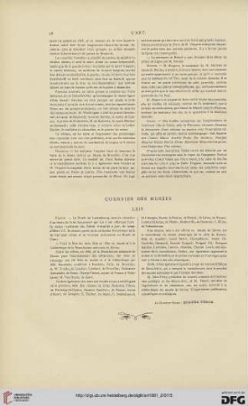 Courrier des musées