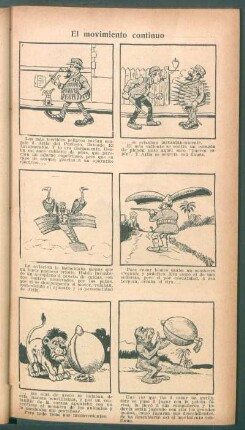 El movimiento continuo - [Cómic]