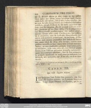 Caput III. Qui recte Legatos mittant.