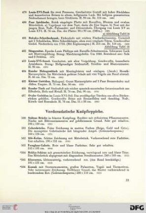 Vorderasiatische Knüpfteppiche (Nr. 500-523)