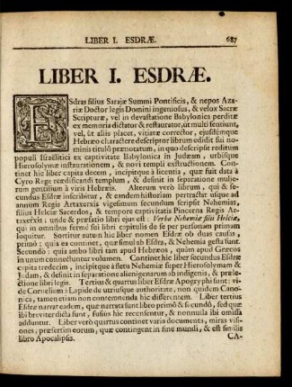 Liber I. Esdrae