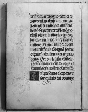 Gebetbuch Kaiser Maximilians I. — Christus als Schmerzensmann, Folio 10verso