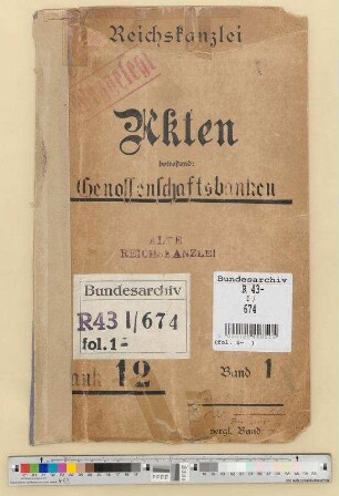 Genossenschaftliche Kreditorganisationen: Bd. 1
