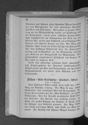 Fissau - Alte Kalkhütte - Sielbek - Uklei.
