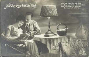 Nur das Eine bitt' ich Dich