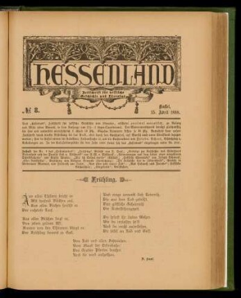 No. 8, 15. April 1888