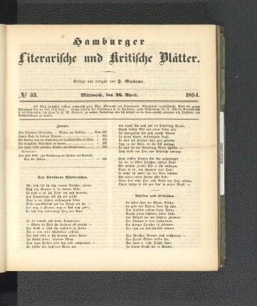 No. 33. 26. April 1854