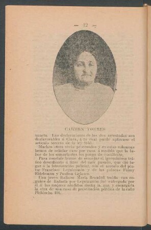 [Fotografía de] Carmen Torres