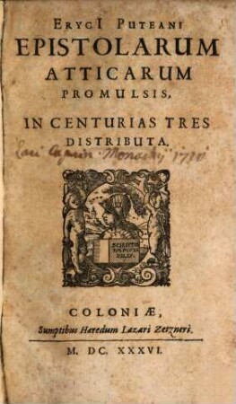 Epistolarum Atticarum Promulsis
