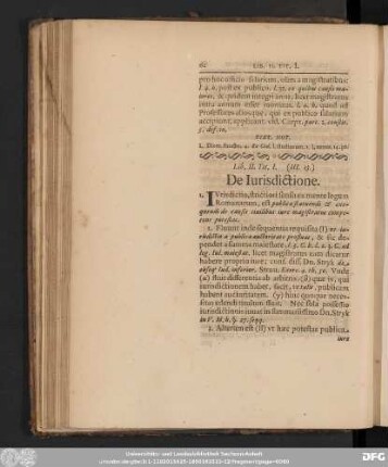 Tit. I. (III. 13.) De Iurisdictione.