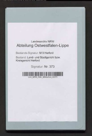 Erblasser: Install, Anne Marie Louise, geb. Meyer:
