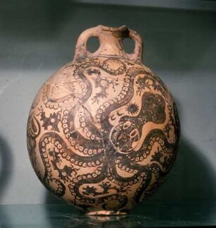 Pilgerflasche aus Palaikastro, um 1700 v. Chr.