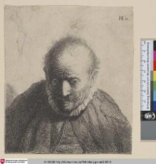 [Brustbild eines Mannes; Bust of a Man; Buste de vieillard]
