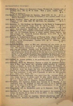 Antiquarischer Anzeiger von Joseph Baer & Co., Frankfurt a.M.. 341. 1884