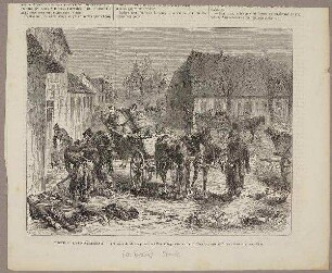 Verbandsplatz in Kosel, Februar 1864