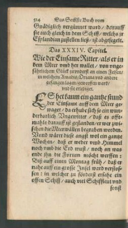 Das XXXIV. Capitel.