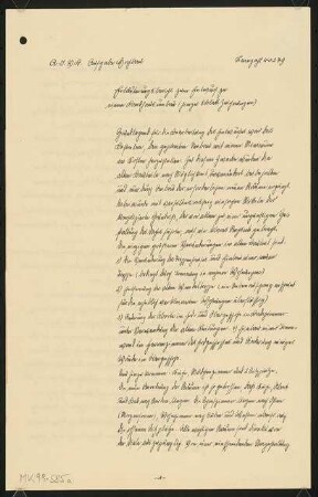 Umbau eines Landhauses Monatskonkurrenz Februar 1933: Erläuterungsbericht, 6 S.