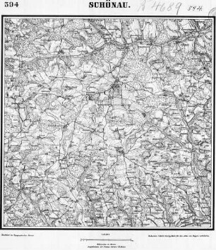 594 Schönau [Topographische Karte von Bayern 1:25.000 (Positionsblätter)]