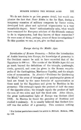 Introduction of Roman Geometry.
