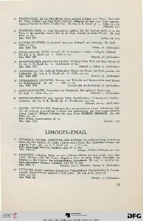 Limoges – Email (Nr. 82-84)