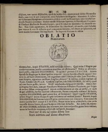 Oblatio Primitiarum
