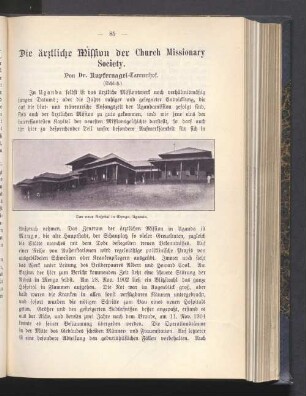 Die ärztliche Mission der Church Missionary Society