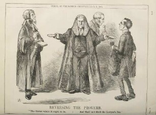 Reversing the proverb