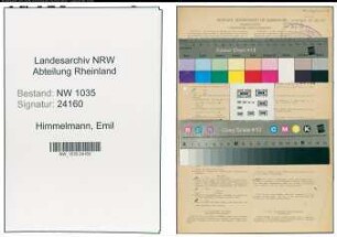 Entnazifizierung Emil Himmelmann , geb. 26.04.1898 (Hauer)