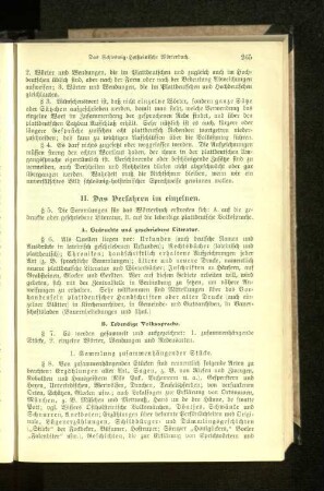 II. Das Verfahren im einzelnen.