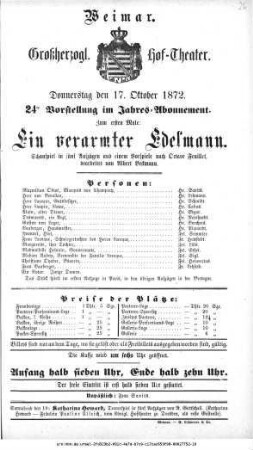 Ein verarmter Edelmann