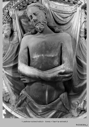 Reliefs am Portalgiebel - Portalgiebel