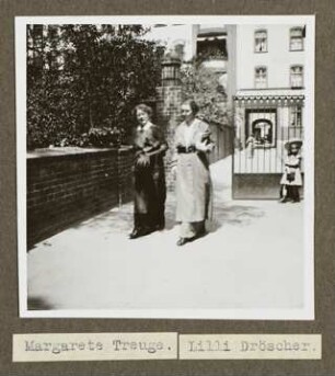 Dozentinnen der Sozialen Frauenschule - Margarete Treuge und Lilli Dröscher