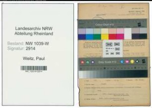 Entnazifizierung Paul Weitz , geb. 01.05.1908 (Chemiehilfswerker)