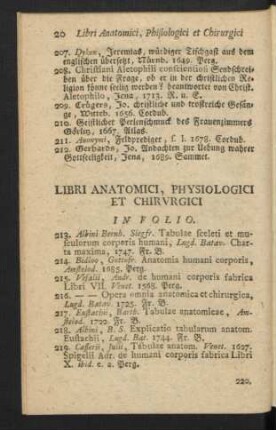 Libri Anatomici, Physiologici Et Chirurgici