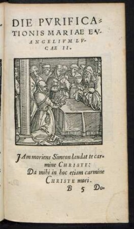 Die Purificationis Mariae ...