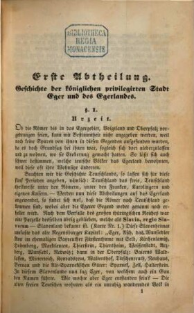 Eger und das Egerland : historisch, statistisch und topographisch dargestellt, 1