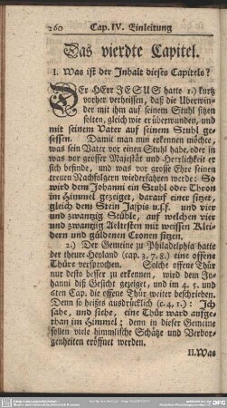 Das vierdte Capitel