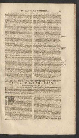 Capitis Septimi Ad Romanos