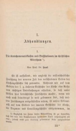 355-390 Die Katechumenatsklassen und Bußstationen im christlichen Alterthum
