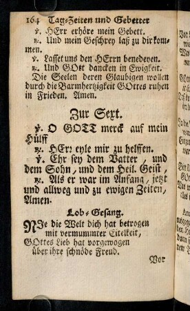 164-174, Zur Sext; ...