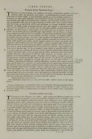 CXCV. Exemplar Kartae Theoderici Regis.
