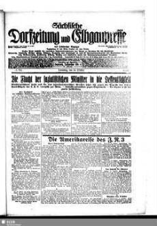 Sächsische Dorfzeitung und Elbgaupresse : mit Loschwitzer Anzeiger ; Tageszeitung für das östliche Dresden u. seine Vororte