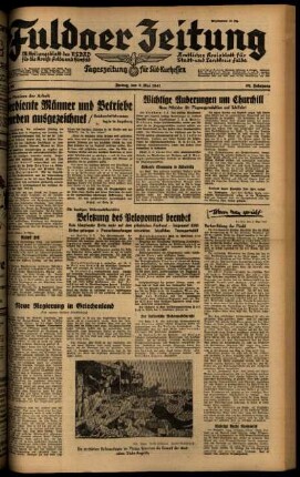 Ausgabe vom Freitag, den 02. Mai 1941.